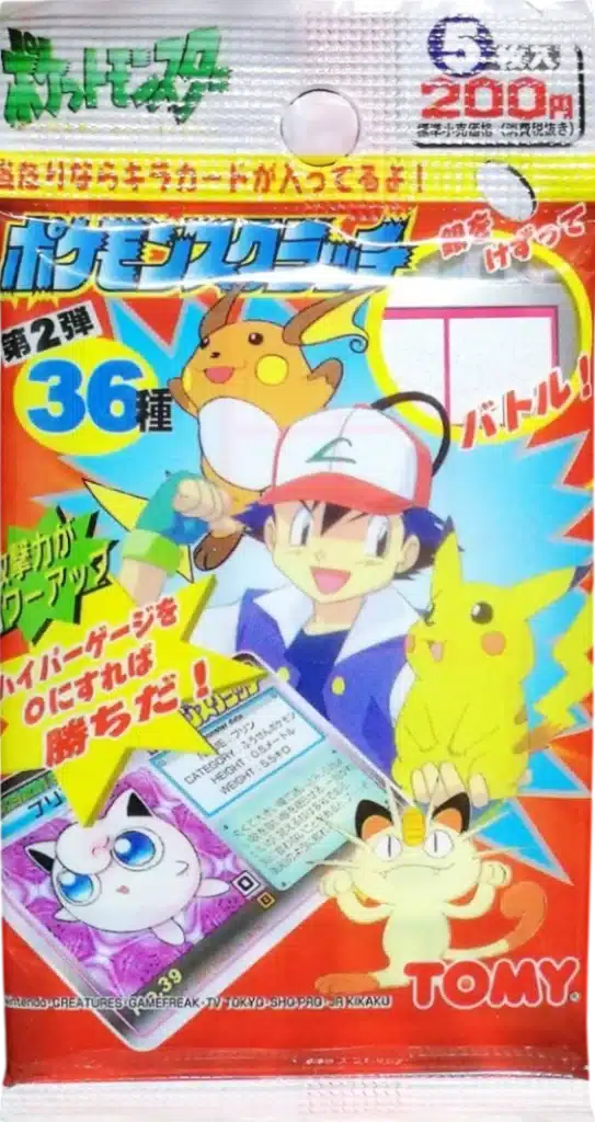 Booster Pokémon Tomy Scratch Card Serie 2