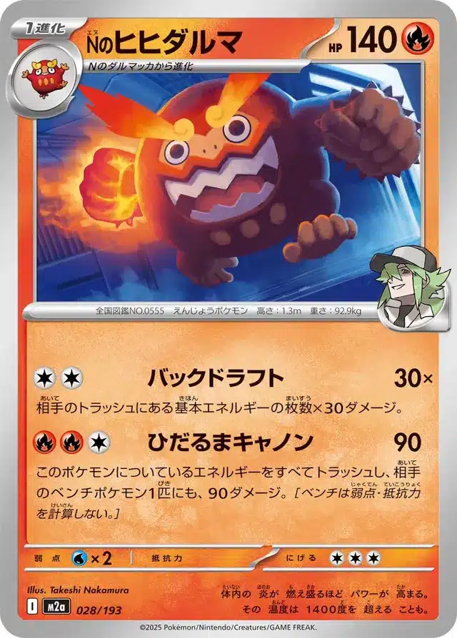Darumacho de N 028/193 - MEGA Dream ex (M2a)