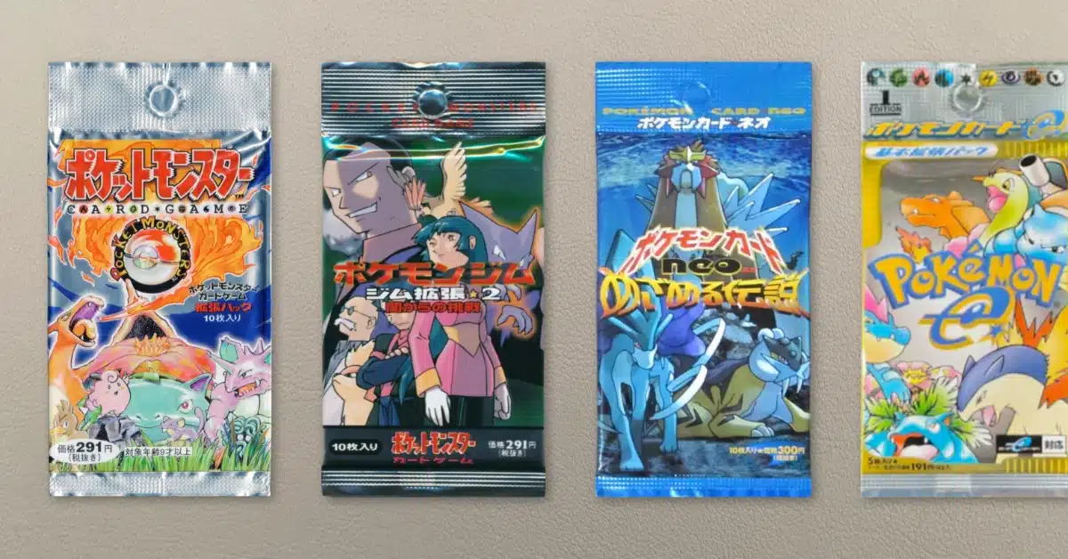 Liste complète des anciens boosters Pokémon japonais