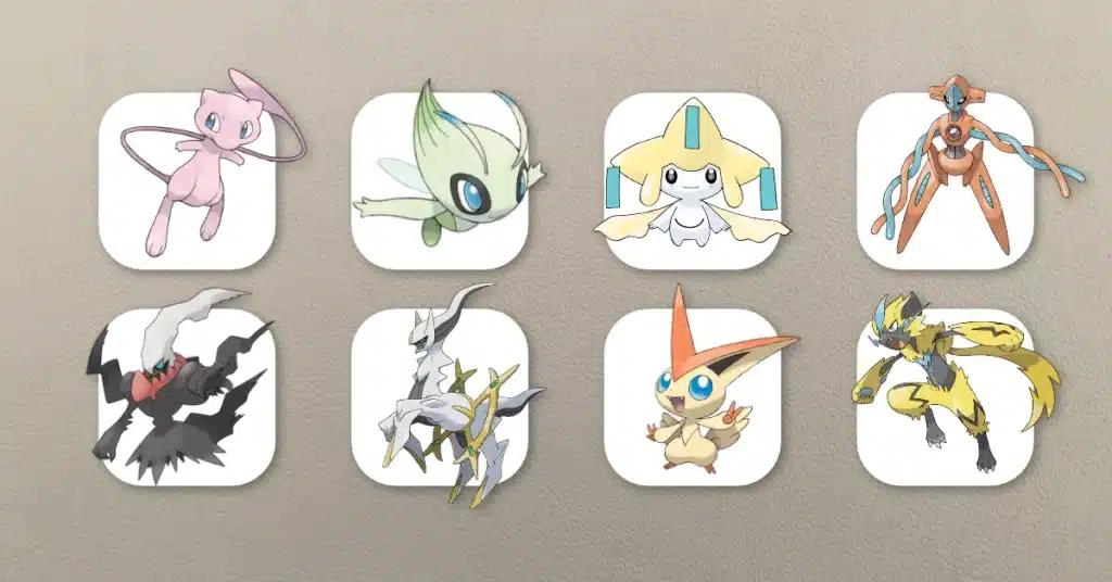 Liste de tous les Pokémon fabuleux