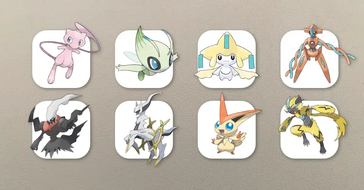 Liste de tous les Pokémon fabuleux