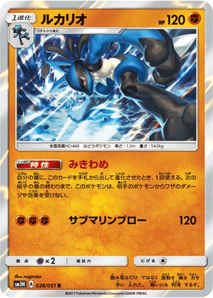 Lucario 028/051 - To Have Seen the Battle Rainbow (sm3H)