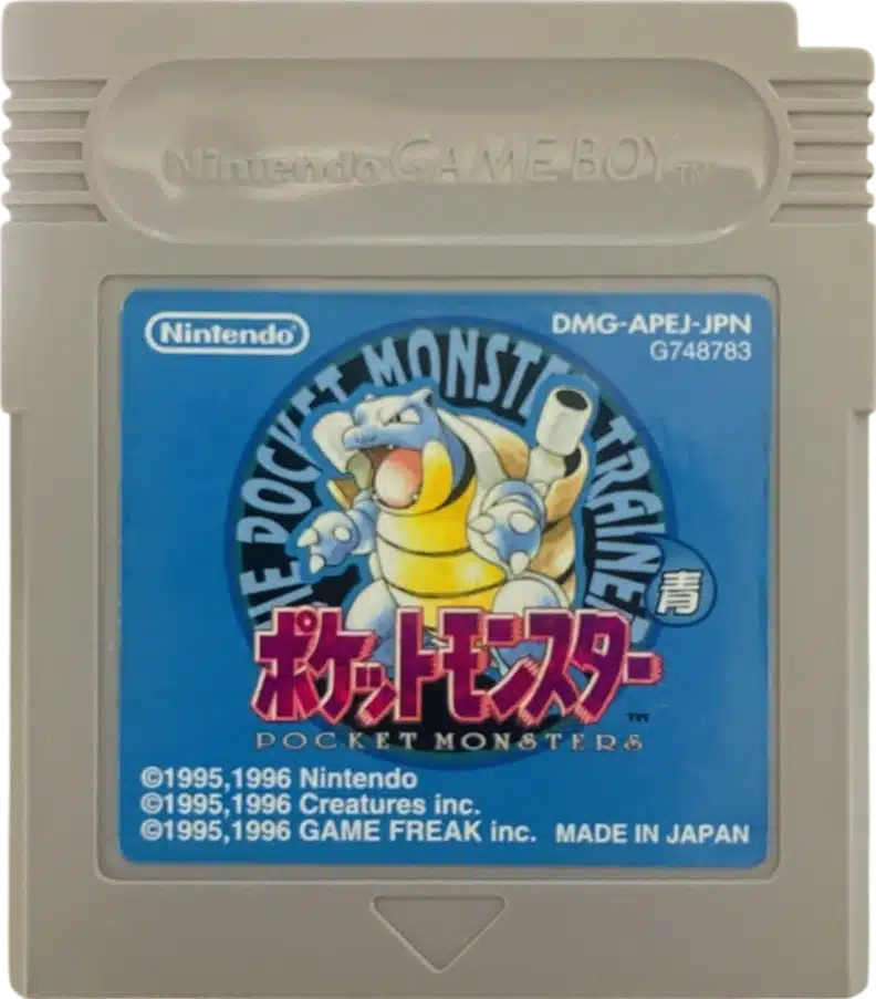 Pokémon version Bleue (japonais) - Game Boy