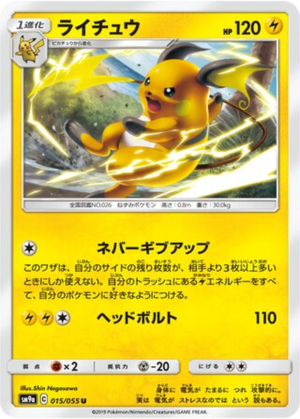 Raichu 015/055 - Night Unison (sm9a)