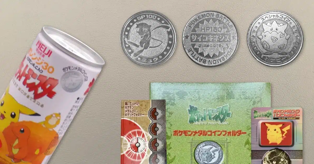 Dossier : Meiji Dairies Pokémon Metal Coin (partie 1 / ère Kanto)